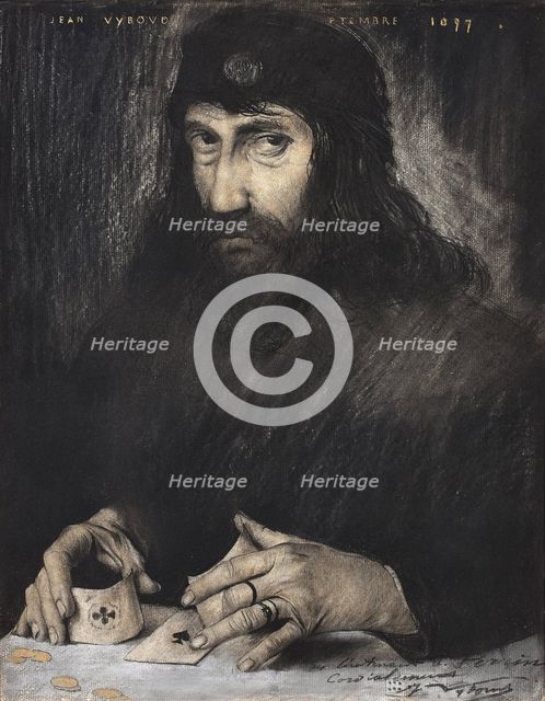 The three-card Monte player, 1897.