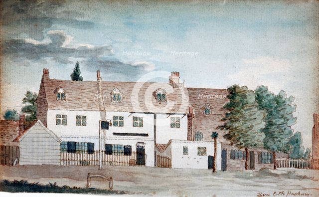 The Three Colts Inn, Hackney, London, c1795. Artist: Henry Vaughan