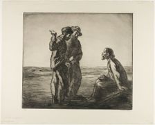 The Three Companions, 4719. Creator: Theophile Alexandre Steinlen