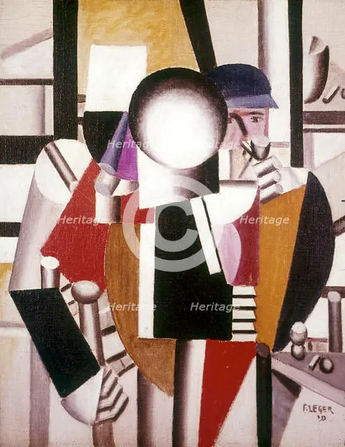 'The Three Comrades' ('Les trois camarades'), 1920. Creator: Fernand Leger.