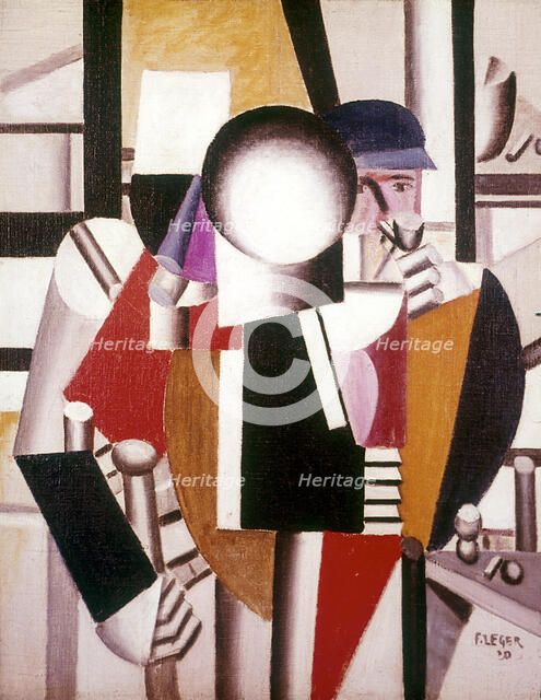 'The Three Comrades' ('Les trois camarades'), 1920. Creator: Fernand Leger.