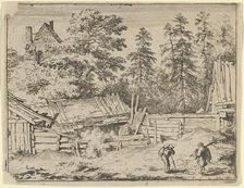 The Three Cottages, 17th century. Creator: Allart van Everdingen