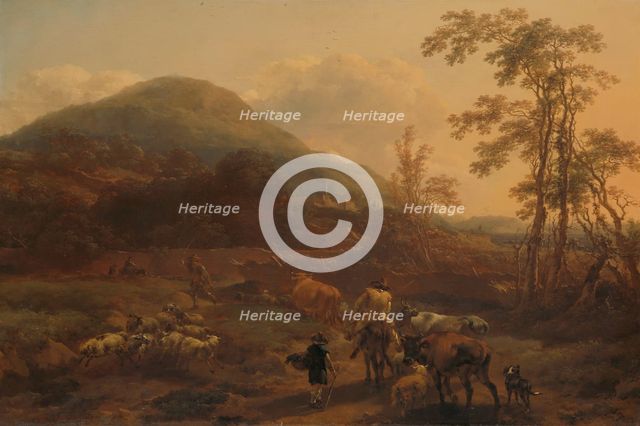 The Three Drovers, 1656. Creator: Nicolaes Berchem.