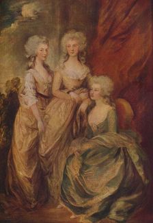 The Three Eldest Princesses: Charlotte, Princess Royal, Augusta and Elizabeth c1783. Artist: Thomas Gainsborough