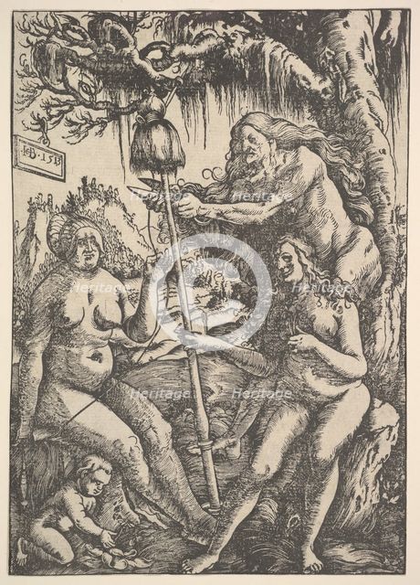 The Three Fates: Lachesis, Atropos and Klotho, 1513. Creator: Hans Baldung.