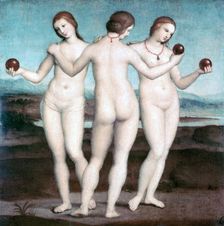 The Three Graces 1504-1505. Artist: Raphael
