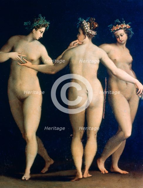 'The Three Graces', 1564-1597. Artist: Francesco Morandini