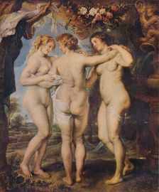 The Three Graces 1639. Artist: Peter Paul Rubens