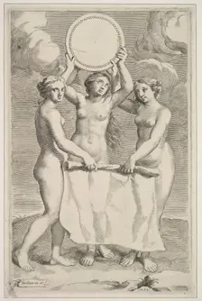 The Three Graces, 1659. Creator: Claude Mellan