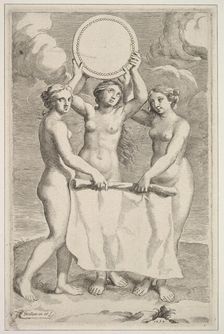 The Three Graces, 1659. Creator: Claude Mellan