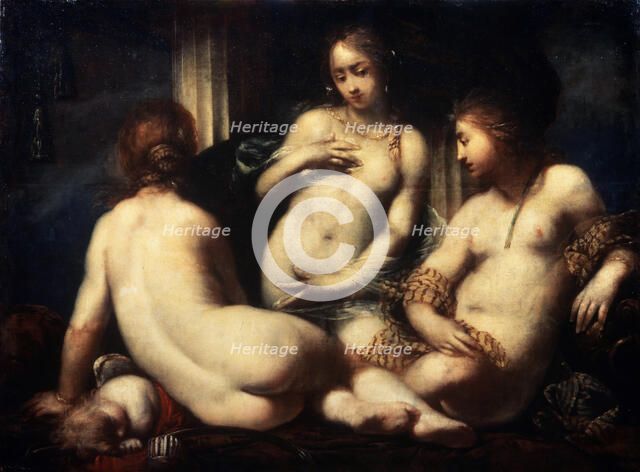 'The Three Graces', 1650s. Artist: Sebastiano Mazzoni