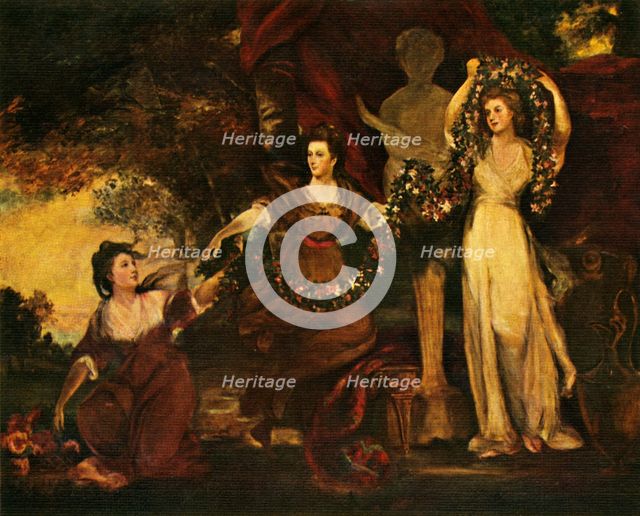'The Three Graces', 1773, (c1912). Artist: Sir Joshua Reynolds.