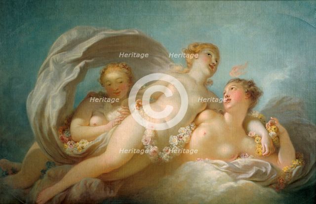 'The Three Graces', 18th century. Artist: Jean-Honore Fragonard