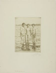 The Three Graces, 1910. Creator: Anders Leonard Zorn