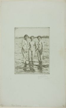The Three Graces, 1910. Creator: Anders Leonard Zorn