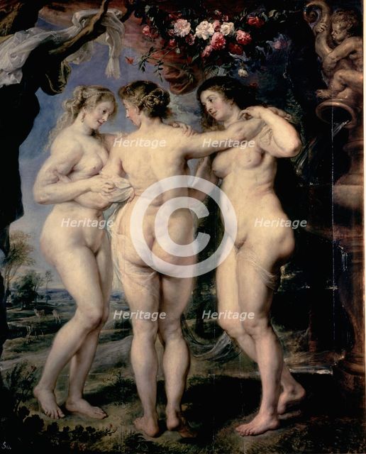  'The Three Graces', work of Peter Paul Rubens.