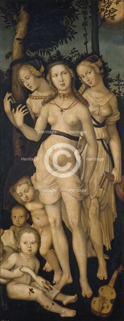 The Three Graces. Artist: Baldung, Hans (1484-1545)