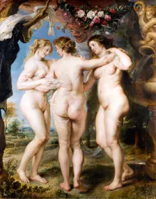 The Three Graces, c. 1635. Artist: Rubens, Pieter Paul (1577-1640)