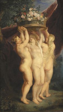 The Three Graces, c1620-1625. Creator: Workshop of Peter Paul Rubens