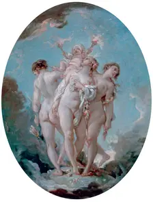 The Three Graces c1725-1770. Artist: François Boucher