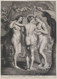 The Three Graces, ca. 1630-74. Creator: Pieter de Jode II