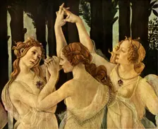 The Three Graces, detail from Primavera c1478, (1937). Creator: Sandro Botticelli