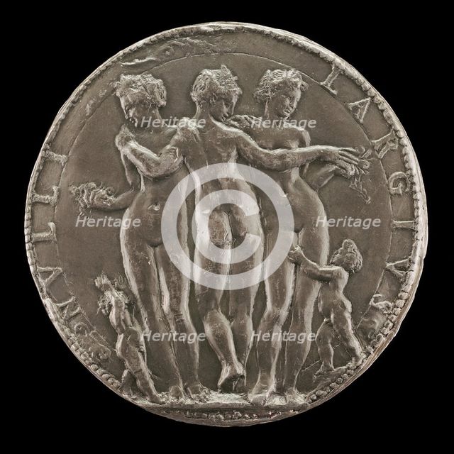 The Three Graces [reverse], c. 1550/1575. Creator: Unknown.