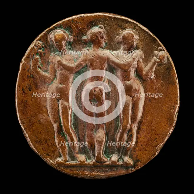 The Three Graces [reverse]. Creator: Danese Cattaneo.