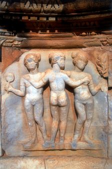 The Three Graces, Sabratha, Libya, c161-c192 AD. Creator: Vivienne Sharp