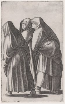 The three holy women going to the sepulchre, ca. 1514-36. Creator: Agostino Veneziano