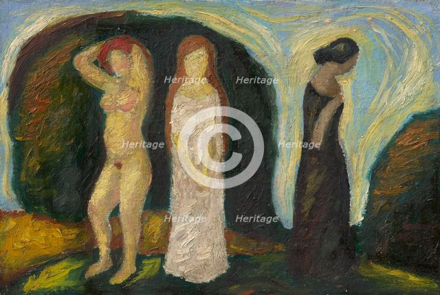 The Three Stages of a Woman's Life, 1924-1926. Creator: Mikulas Galanda.