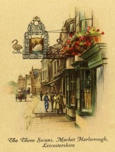 The Three Swans, Market Harborough, Leicestershire 1939. Creator: Unknown