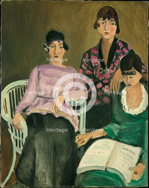 The Three Sisters, 1917. Creator: Matisse, Henri (1869-1954).