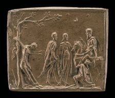 The Three Sons with their Father's Corpse, late 15th - early 16th century. Creator: Unknown