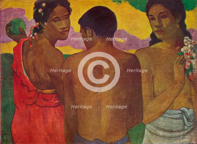 'The Three Tahitians', 1899. Artist: Paul Gauguin.