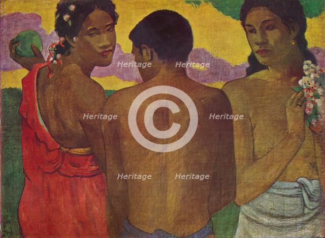 'The Three Tahitians', 1899. Artist: Paul Gauguin.