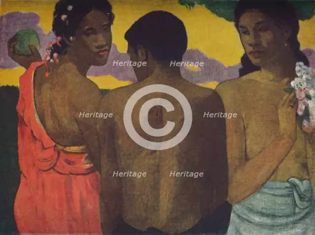 'The Three Tahitians', 1899, (c1950). Creator: Paul Gauguin.