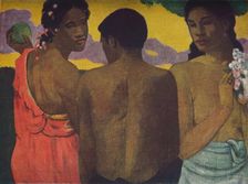 The Three Tahitians 1899, (c1950). Creator: Paul Gauguin