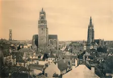 The three Towers (the Belfry, the Cathedral and our Lady's Church) c1910
