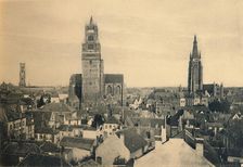 The three Towers (the Belfry, the Cathedral and our Lady's Church) c1910