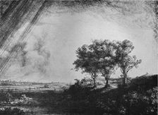 The Three Trees 1643. Artist: Rembrandt Harmensz van Rijn