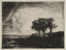 The Three Trees, c. 1770-1844. Creator: James Bretherton (British, 1844)