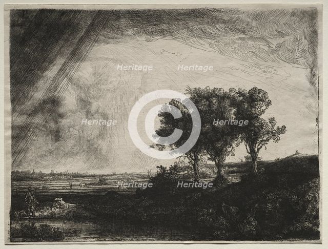 The Three Trees, c. 1770-1844. Creator: James Bretherton (British, 1844).