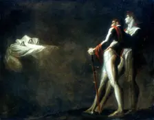 The Three Witches Appearing to Macbeth and Banquo late 18th century. Artist: Henry Fuseli
