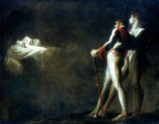 The Three Witches Appearing to Macbeth and Banquo late 18th century. Artist: Henry Fuseli