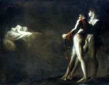 The Three Witches Appearing to Macbeth and Banquo late 18th century. Artist: Henry Fuseli