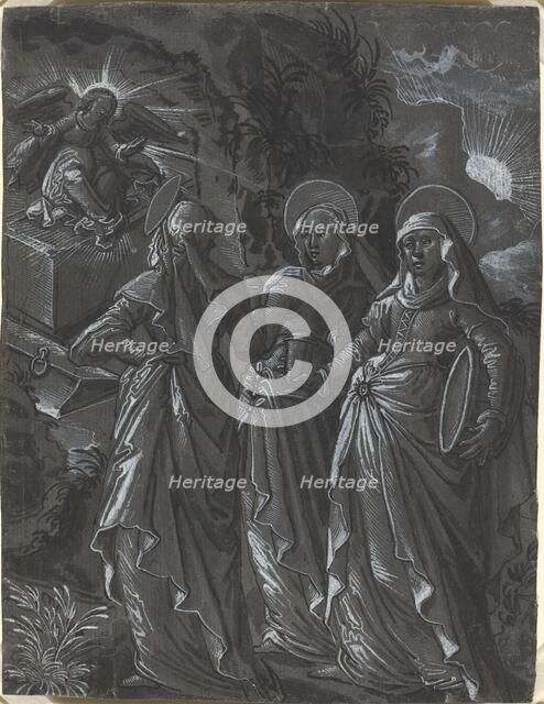 The Three Women at the Tomb [recto], c. 1600. Creator: Unknown.