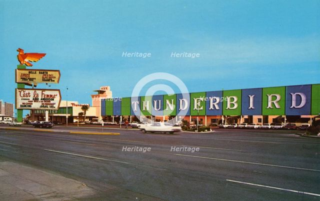 The Thunderbird Hotel and Casino, Las Vegas, Nevada, USA, 1966. Artist: Unknown