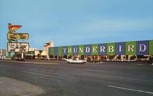 The Thunderbird Hotel and Casino, Las Vegas, Nevada, USA, 1966