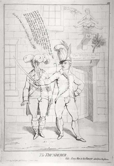 'The Thunderer', 1782. Artist: Anon